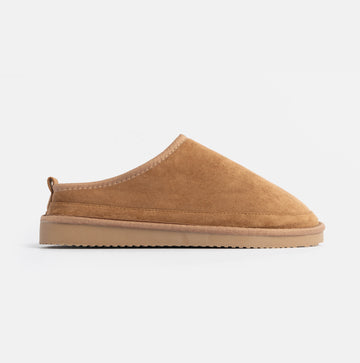 Jo & Joe KINROSS Mens Mule Slippers Chestnut