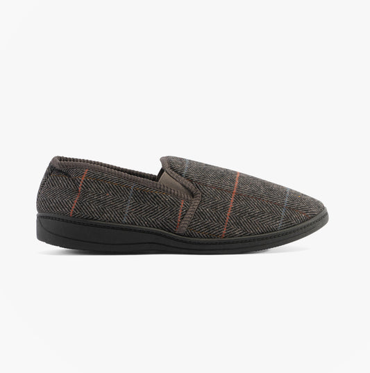 Jo & Joe LAWRENCE Mens Slippers Grey