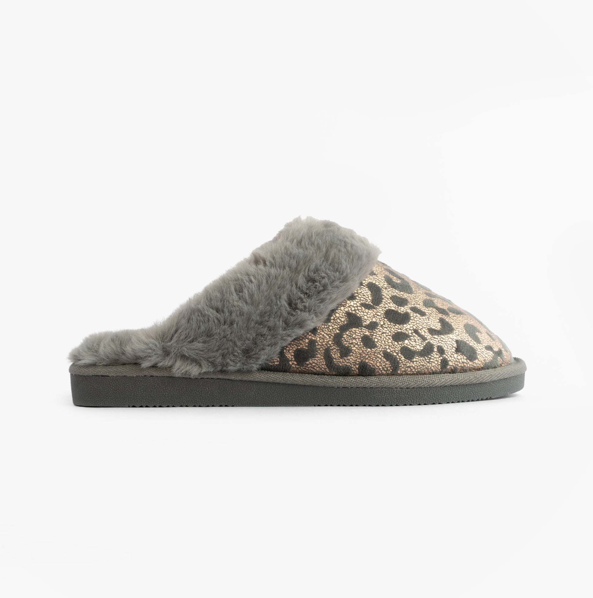 Jo & Joe LYLA Womens Mule Slippers Grey