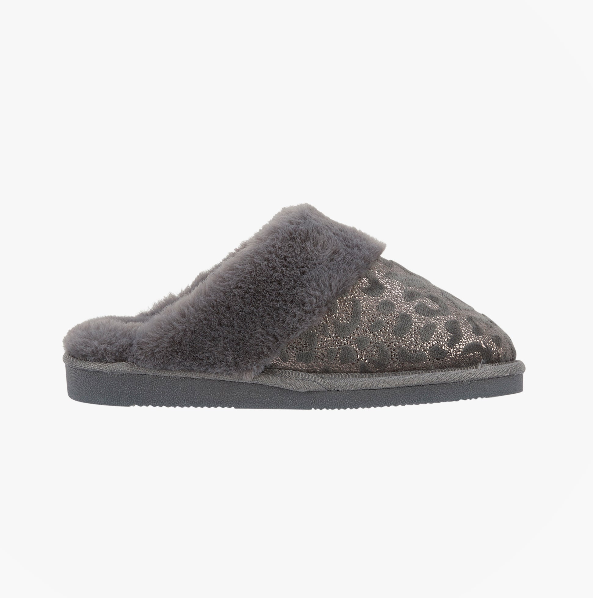 Jo & Joe LYLA Womens Mule Slippers Grey