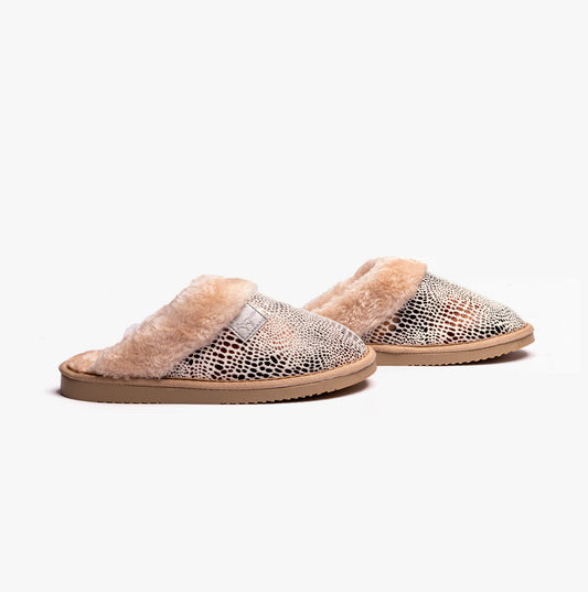 Jo & Joe MOSAIC Womens Slippers Cream