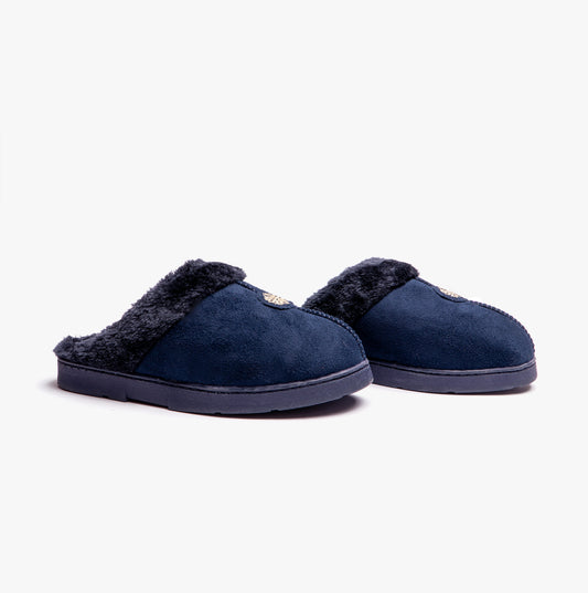 Jo & Joe SNUGGLE Womens Slippers Navy