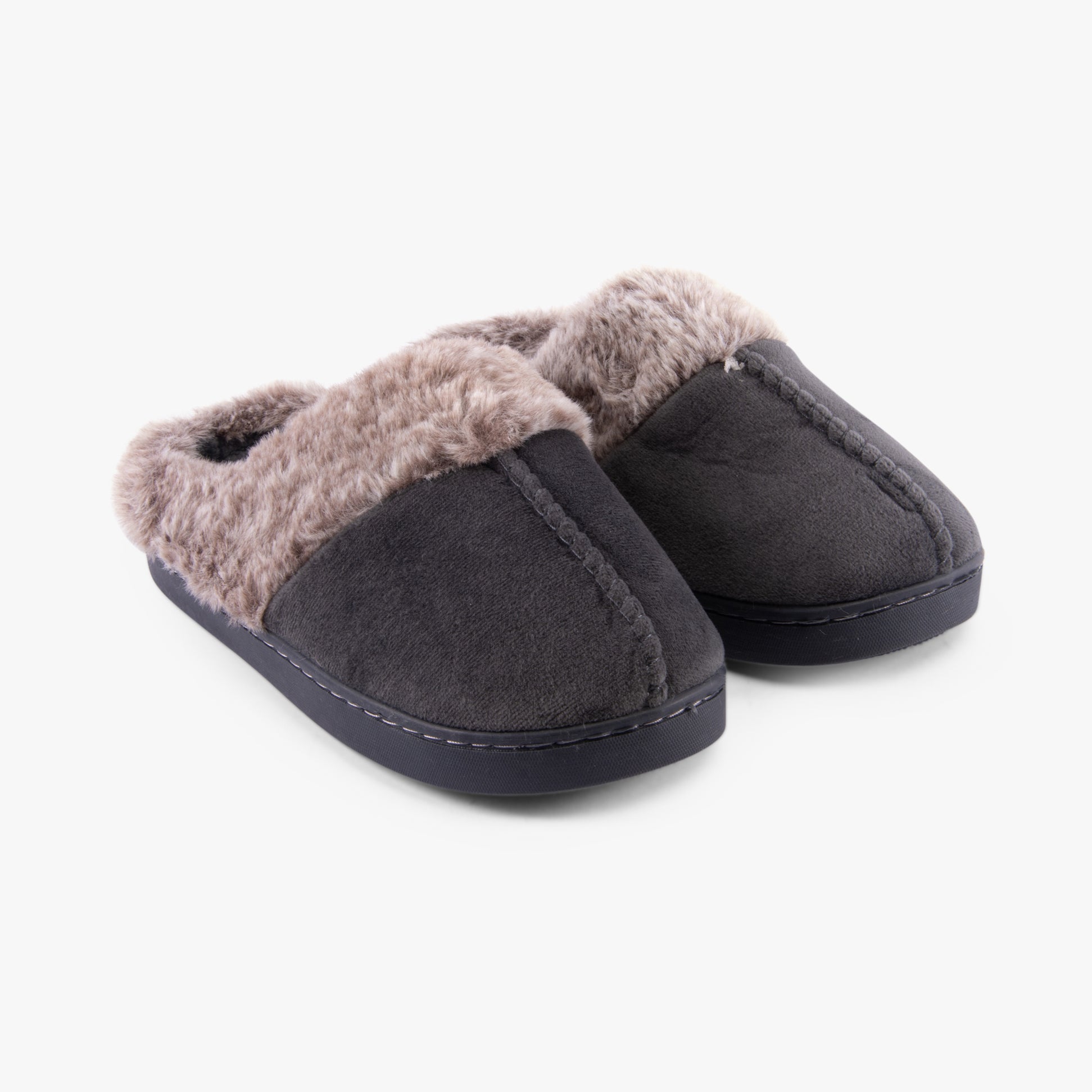 Jo & Joe TRIXIE Womens Slippers Charcoal