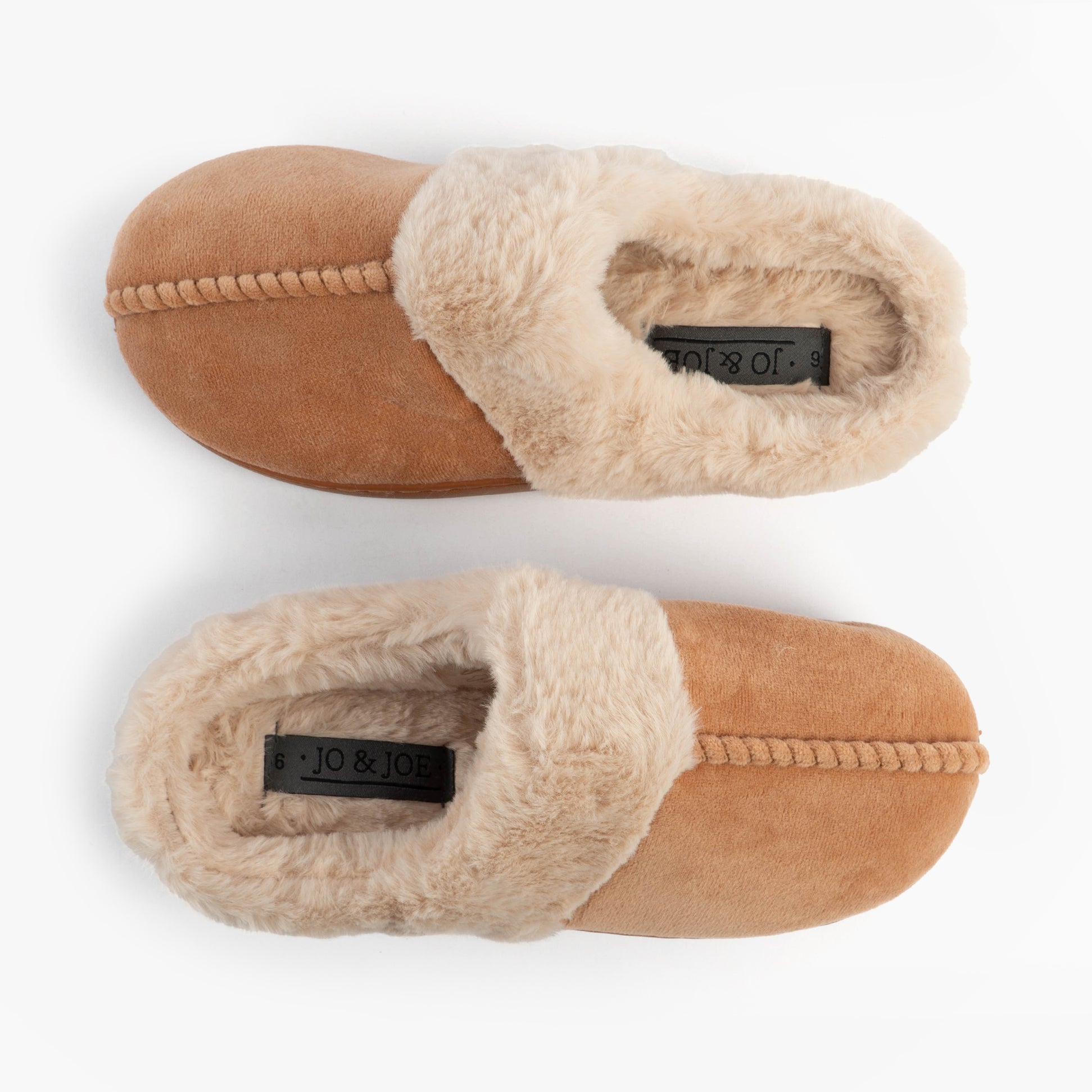 Jo & Joe ZOE Womens Mule Slippers Chestnut
