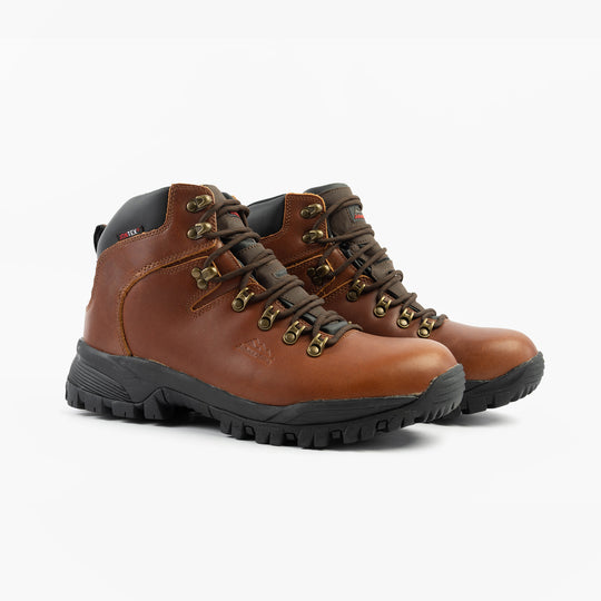 Johnscliffe CANYON Unisex Hiking Boots Chestnut Brown
