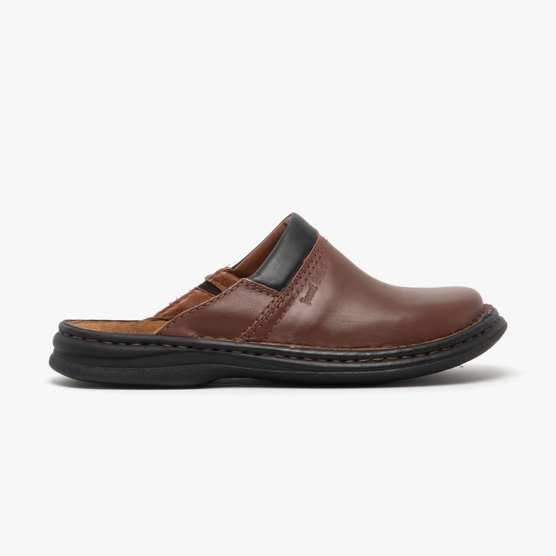 Josef Seibel MAX Mens Clogs Brandy