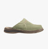 Josef Seibel KLAUS Mens Leather Mule Clogs Olive/Combi