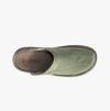 Josef Seibel KLAUS Mens Leather Mule Clogs Olive/Combi