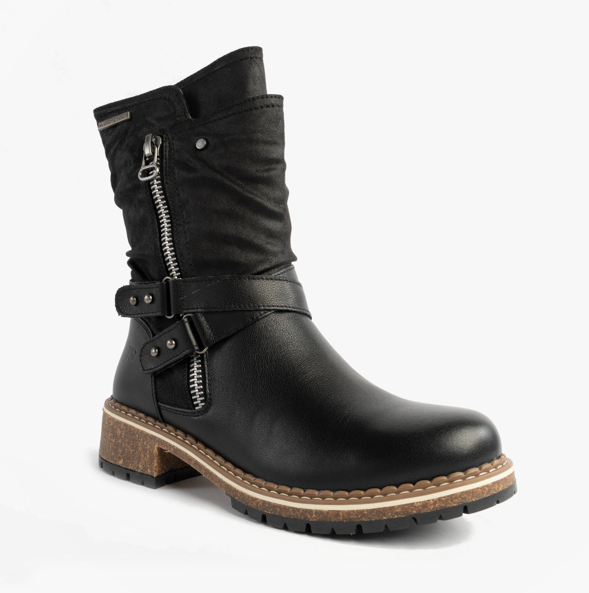 Josef Seibel WAYLYNN 13 Womens Biker Boots Black