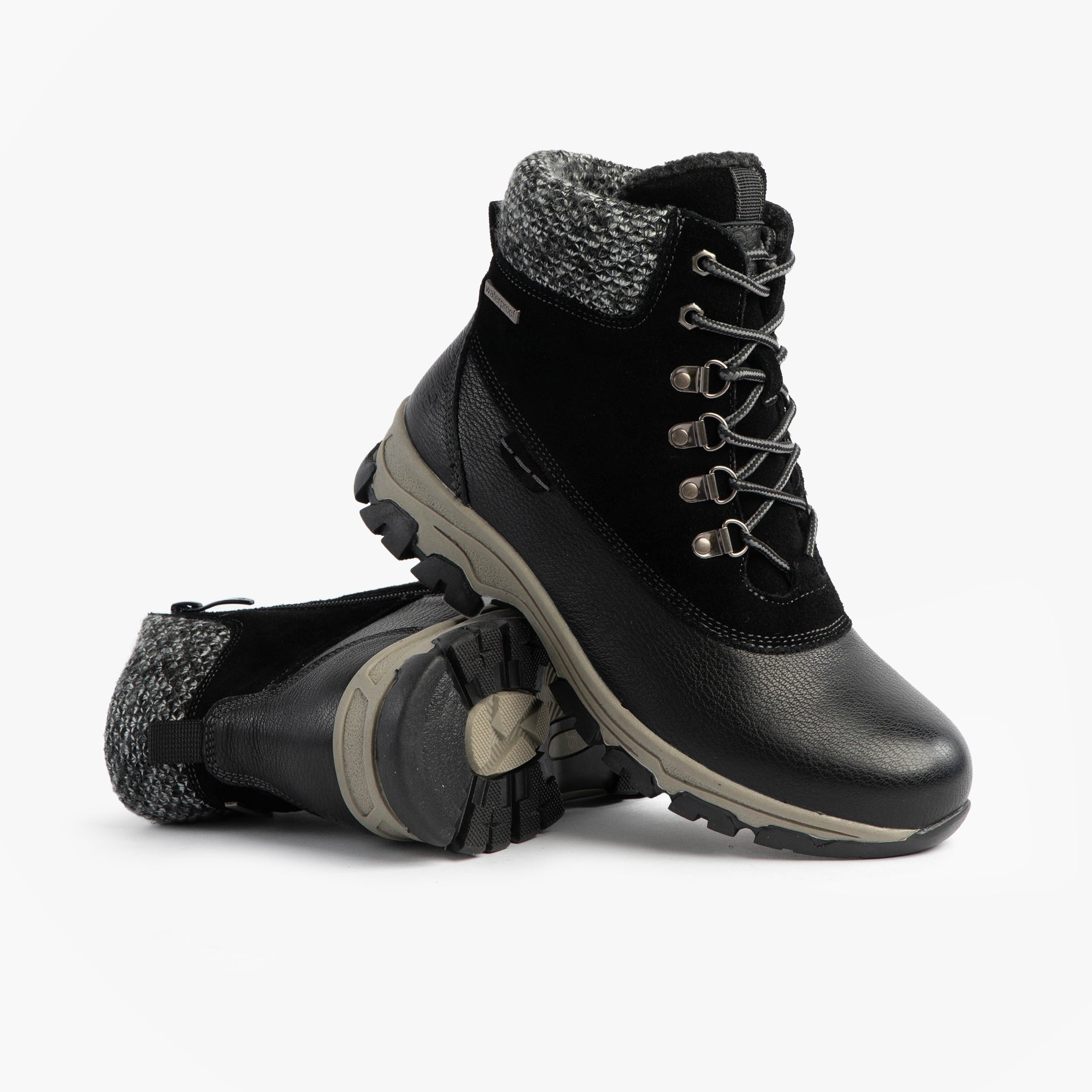Josef Seibel WYNTER 02 Womens Waterproof Lace Up Boots Black