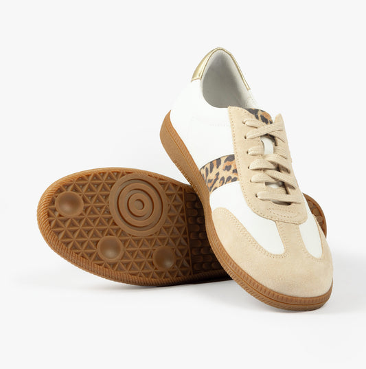 JOLEEN 03 Womens Trainers Beige-Multi
