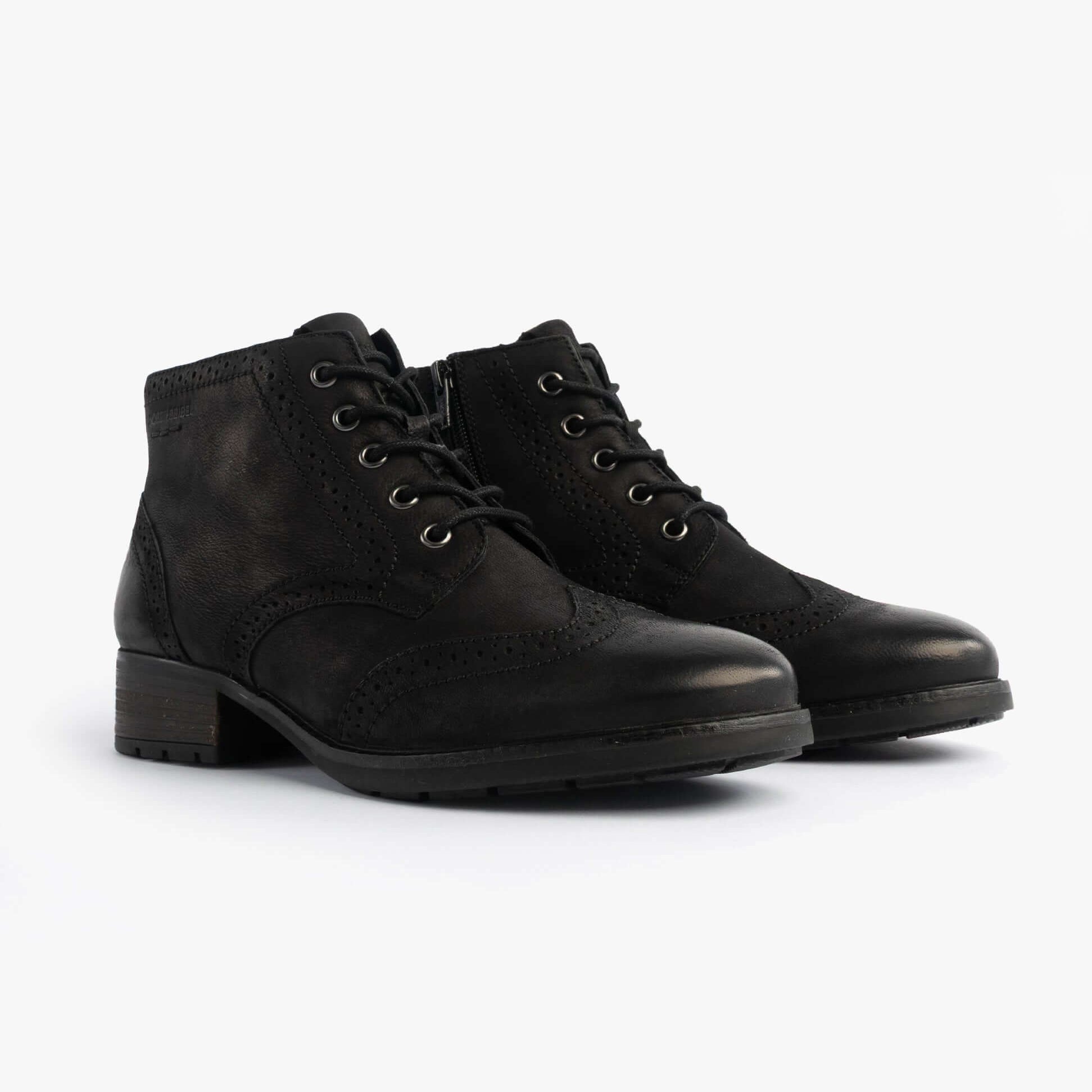 Josef Seibel KATE 11 Womens Brogue Boots Black