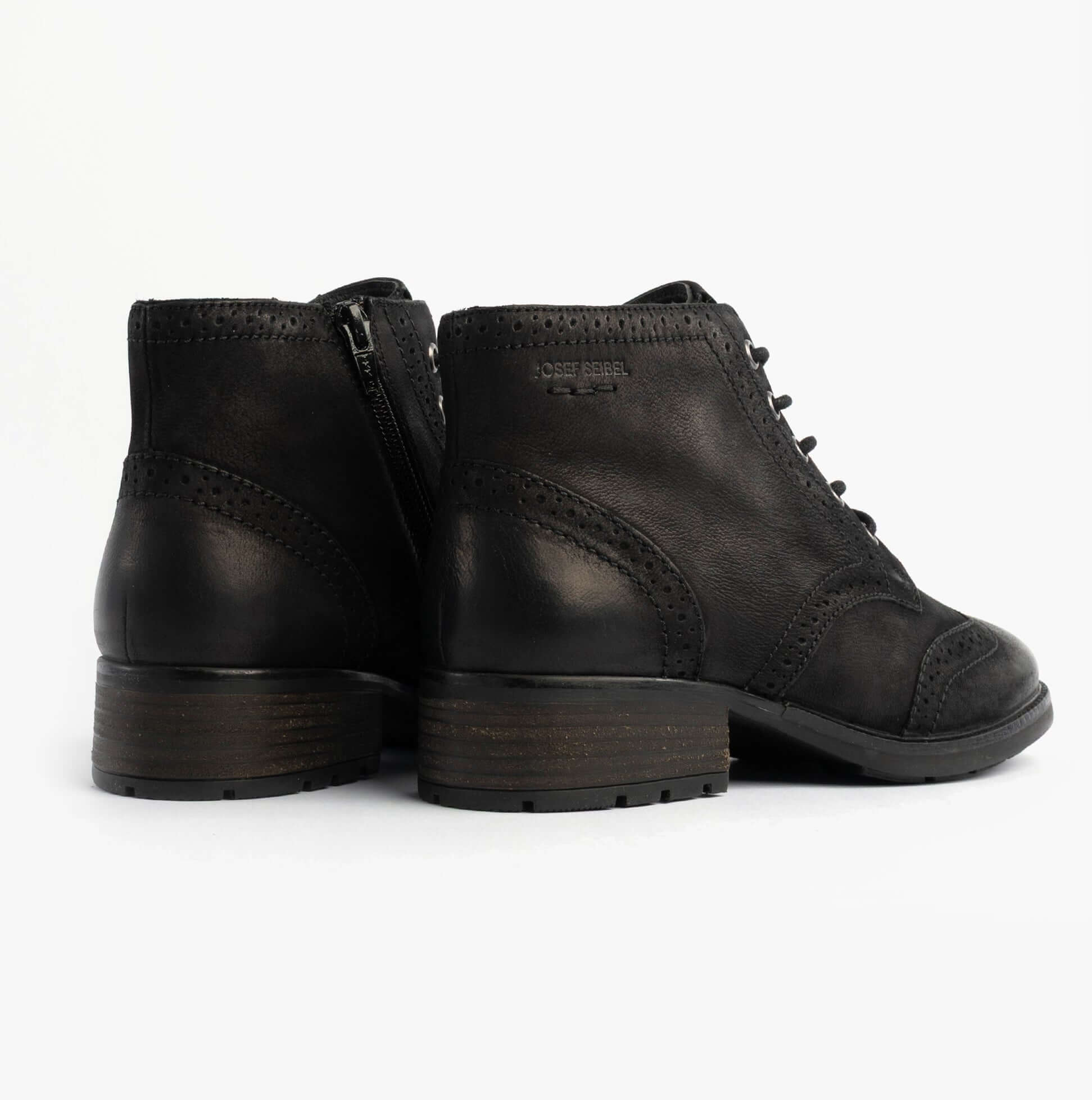 Josef Seibel KATE 11 Womens Brogue Boots Black
