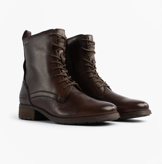 Josef Seibel KATE 50 Womens Lace Up Boots Moro Brown