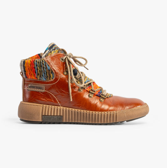 Josef Seibel MAREN Womens Boots Brandy/Multi