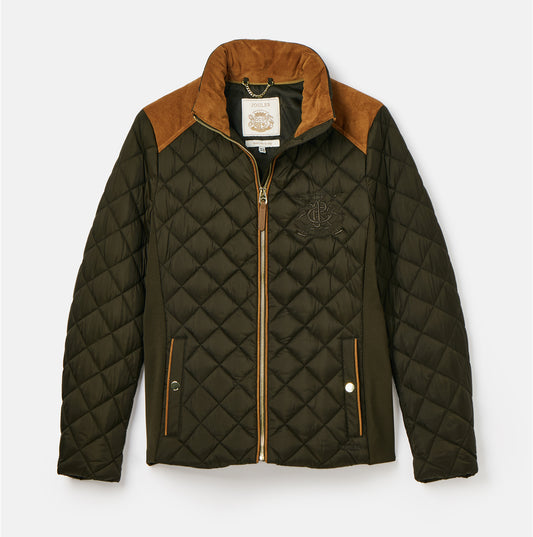 Joules BRAEMAR LUXE Womens Coat Heritage Green