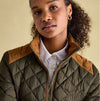 Joules BRAEMAR LUXE Womens Coat Heritage Green