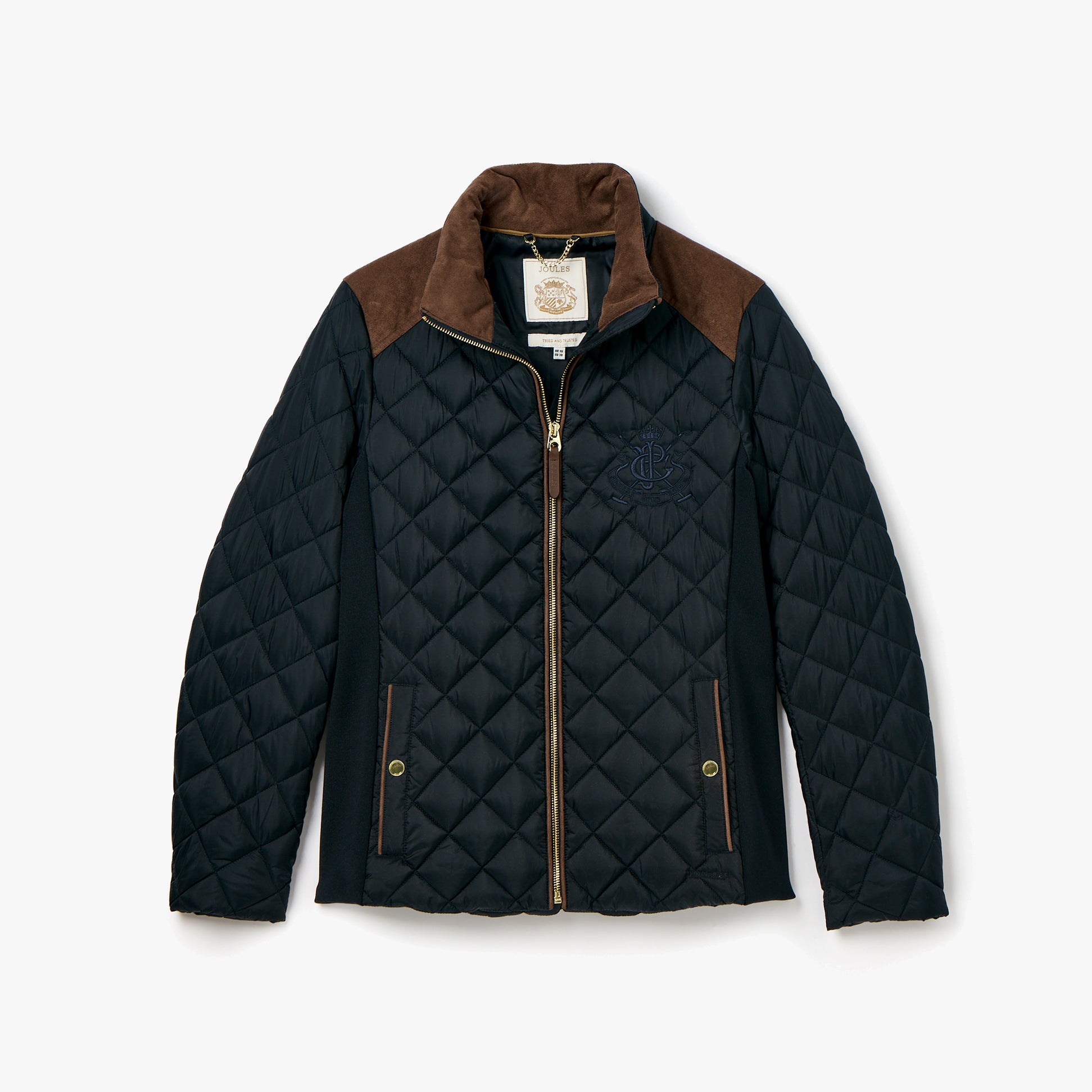 Joules BRAEMAR LUXE Womens Quilted Jacket Navy