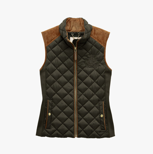 Joules BRAEMAR LUXE Womens Quilted Jacket Green