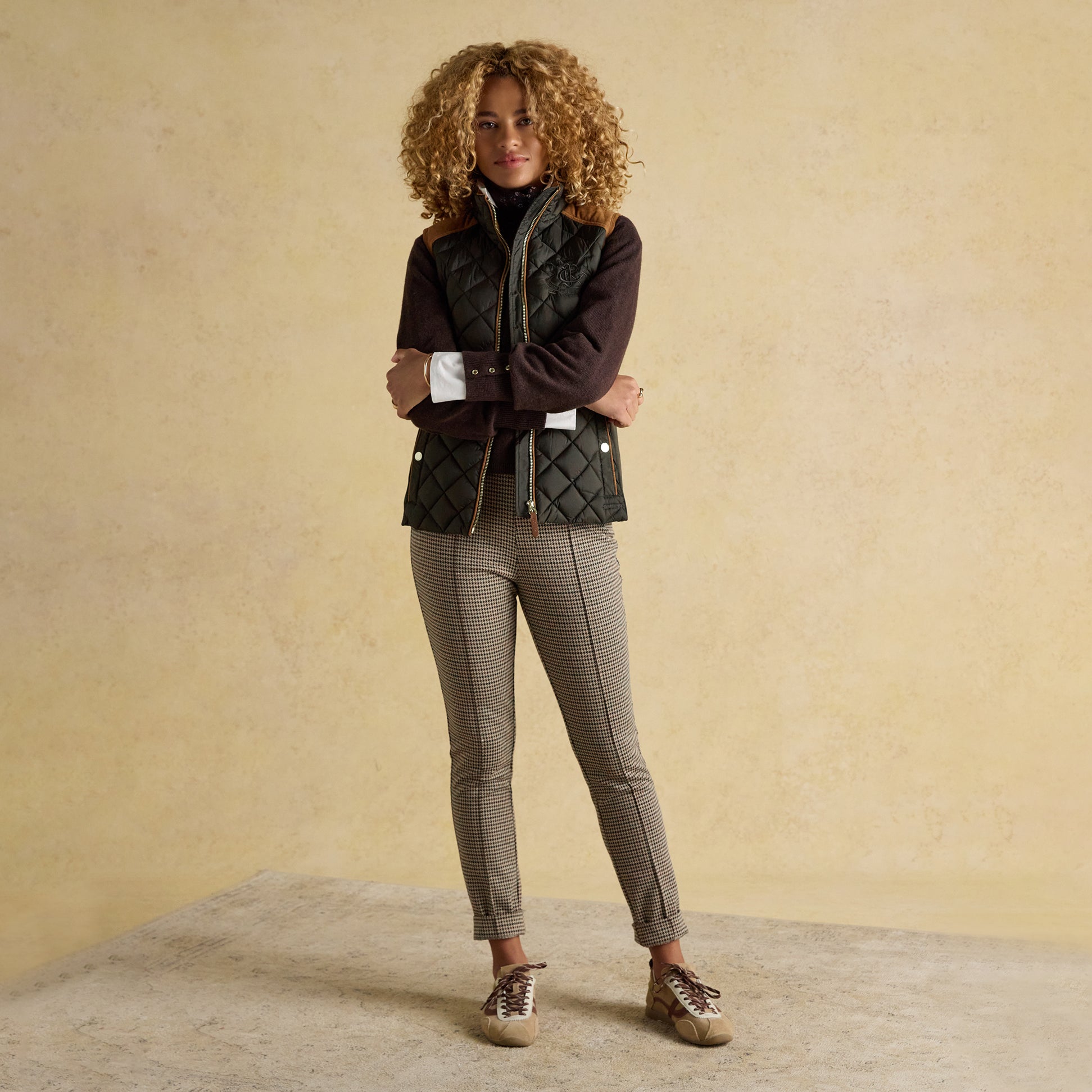 Joules BRAEMAR LUXE Womens Quilted Jacket Green
