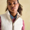 Joules BECKLEY Womens Gilet Winter White