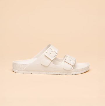 Joules SUNSEEKER Womens Sliders White