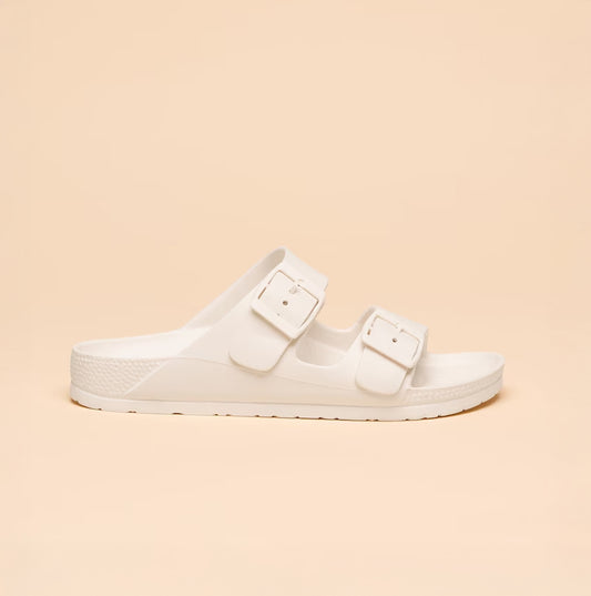 Joules SUNSEEKER Womens Sliders White