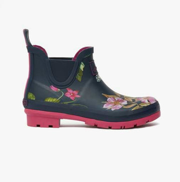 Joules WELLIBOB Womens Boots Navy Floral