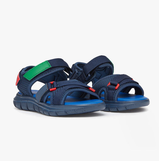 Joules HOVE Kids Adjustable Sandals French Navy