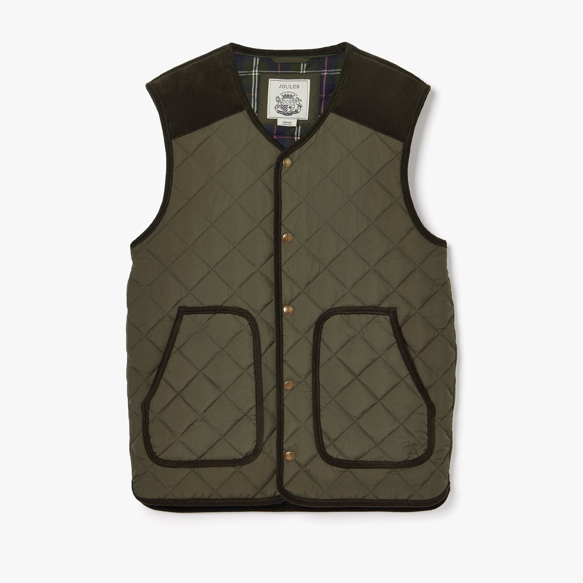 Joules GIBSON Mens Gilet Green