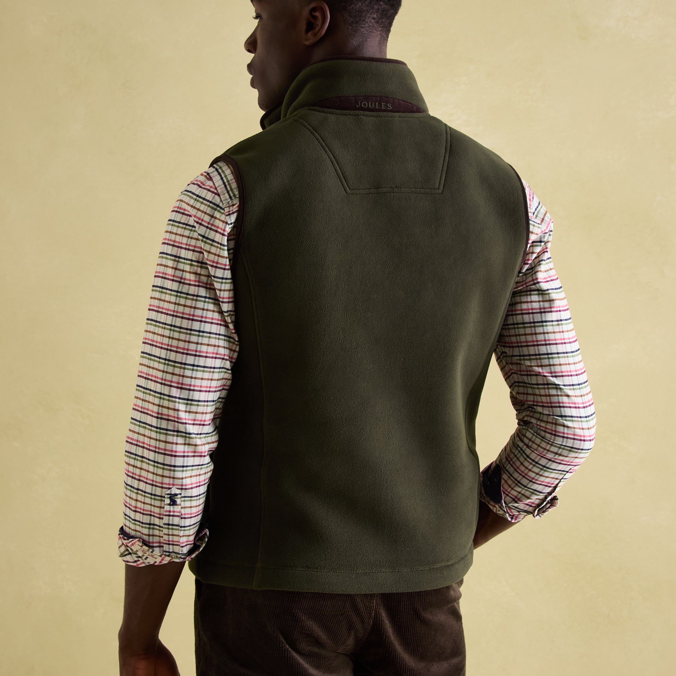 Joules GREENFIELD Mens Gilet Green