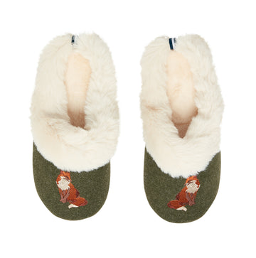 Joules SLIPPET LUXE Womens Slippers Heritage Green