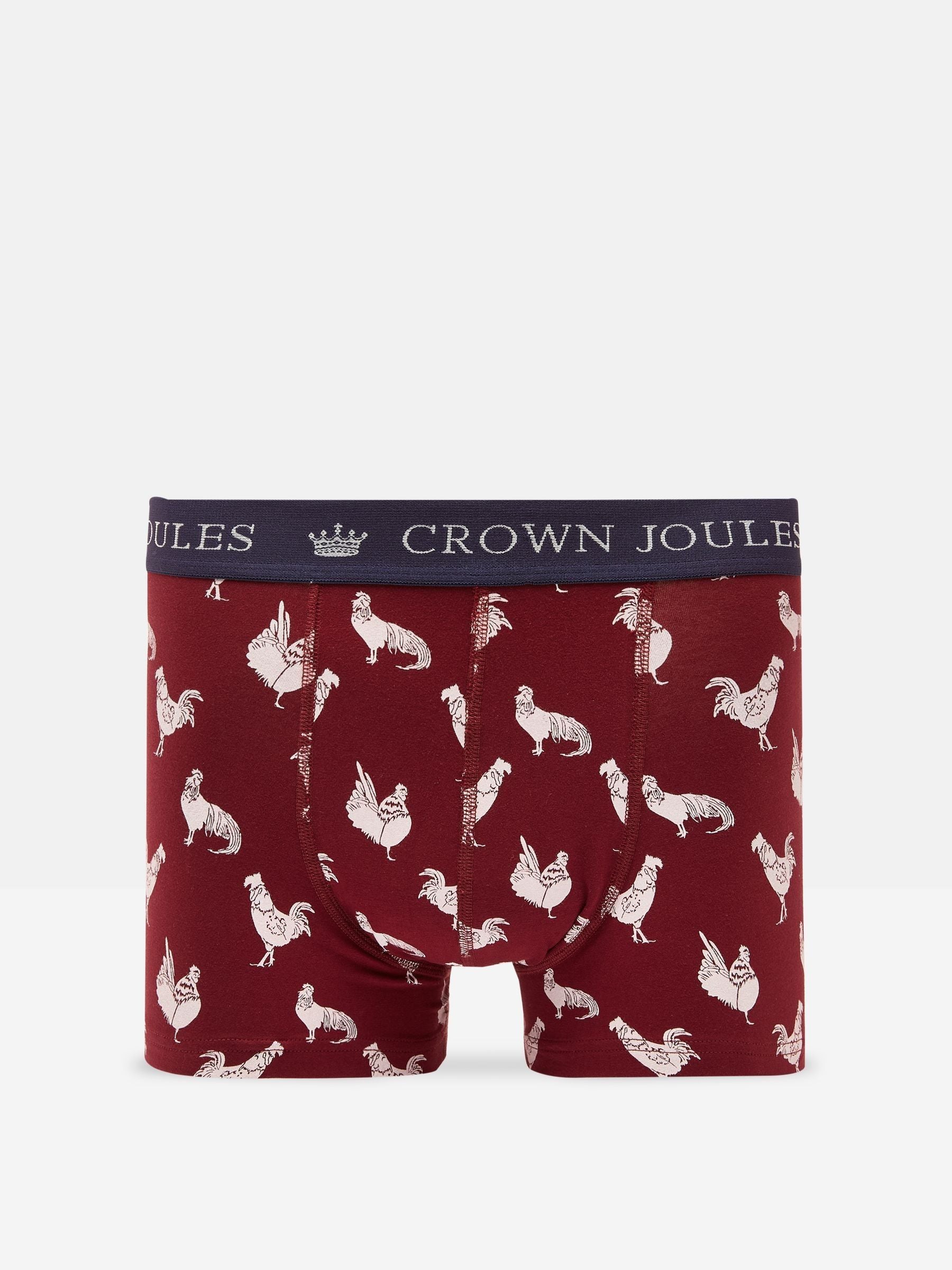 Joules CROWN JERSEY Mens 2-Pack Boxers Game Birds