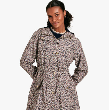 Joules HOLKHAM Womens Coat Pink Multi