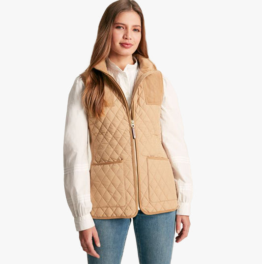 Joules STATELY Womens Gilet Beige