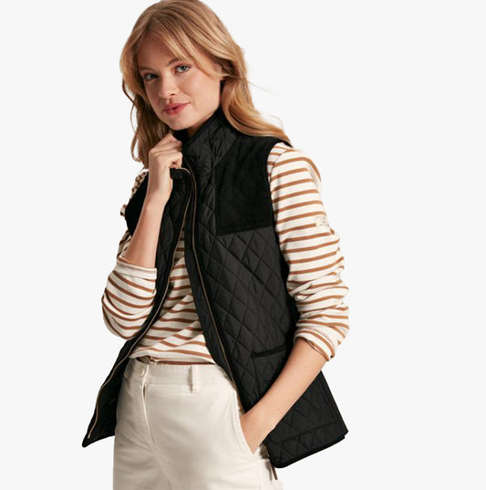 Joules STATELY Womens Gilet Black