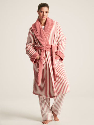 Joules MATILDA Womens Night Gown Pink Stripe