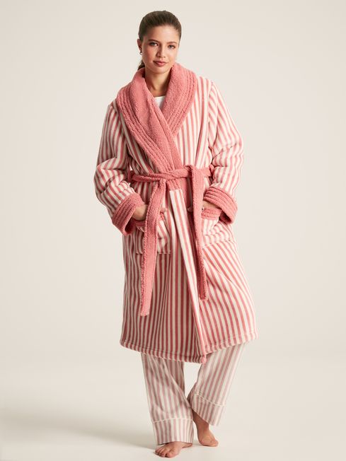 Joules MATILDA Womens Night Gown Pink Stripe