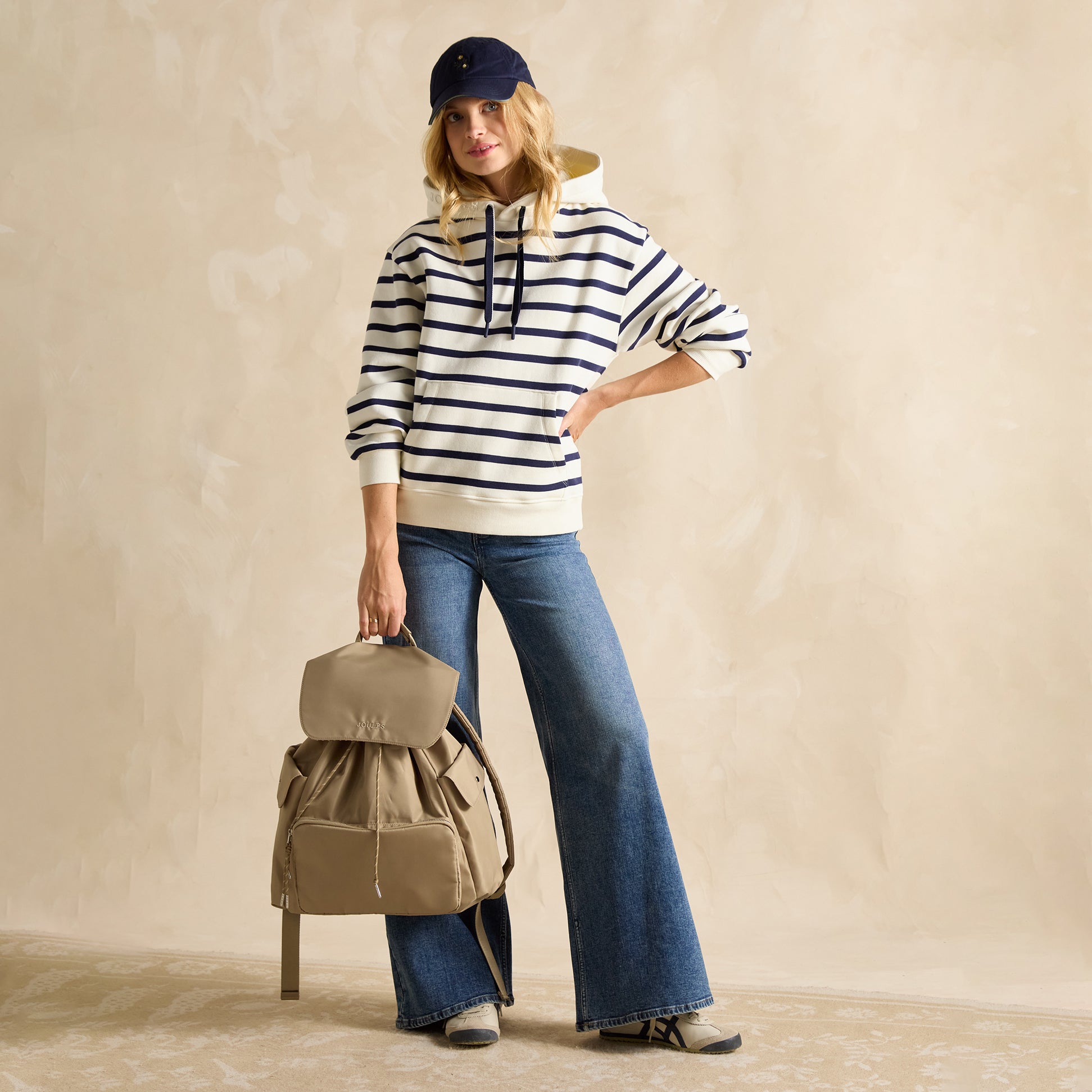 Joules CAMBECK NYLON RUCKSACK Womens NEUTRAL