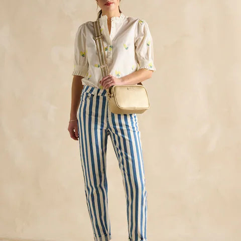 Joules TRENT Womens Cross Body Bag Gold