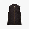 Joules Minx Womens Showerproof Diamond Quilted Gilet Black