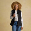 Joules Minx Womens Showerproof Diamond Quilted Gilet Black