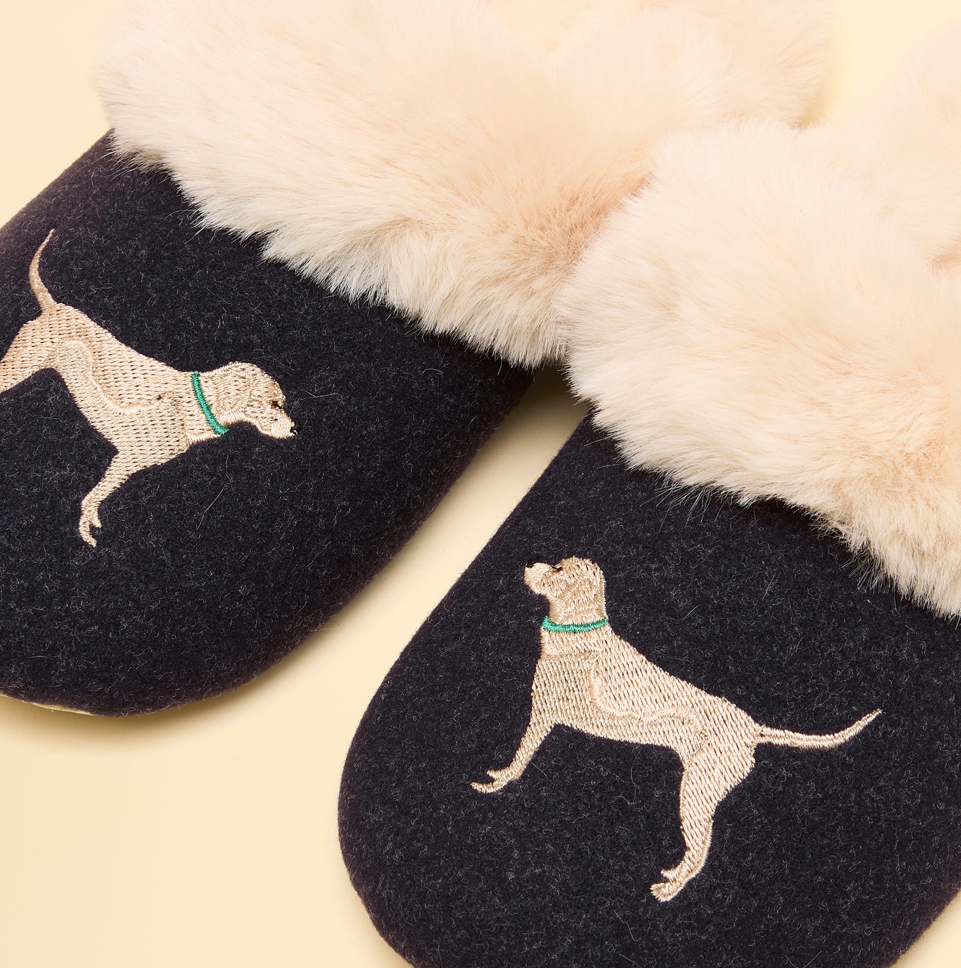 Joules SLIPPET Womens Mule Slippers Navy