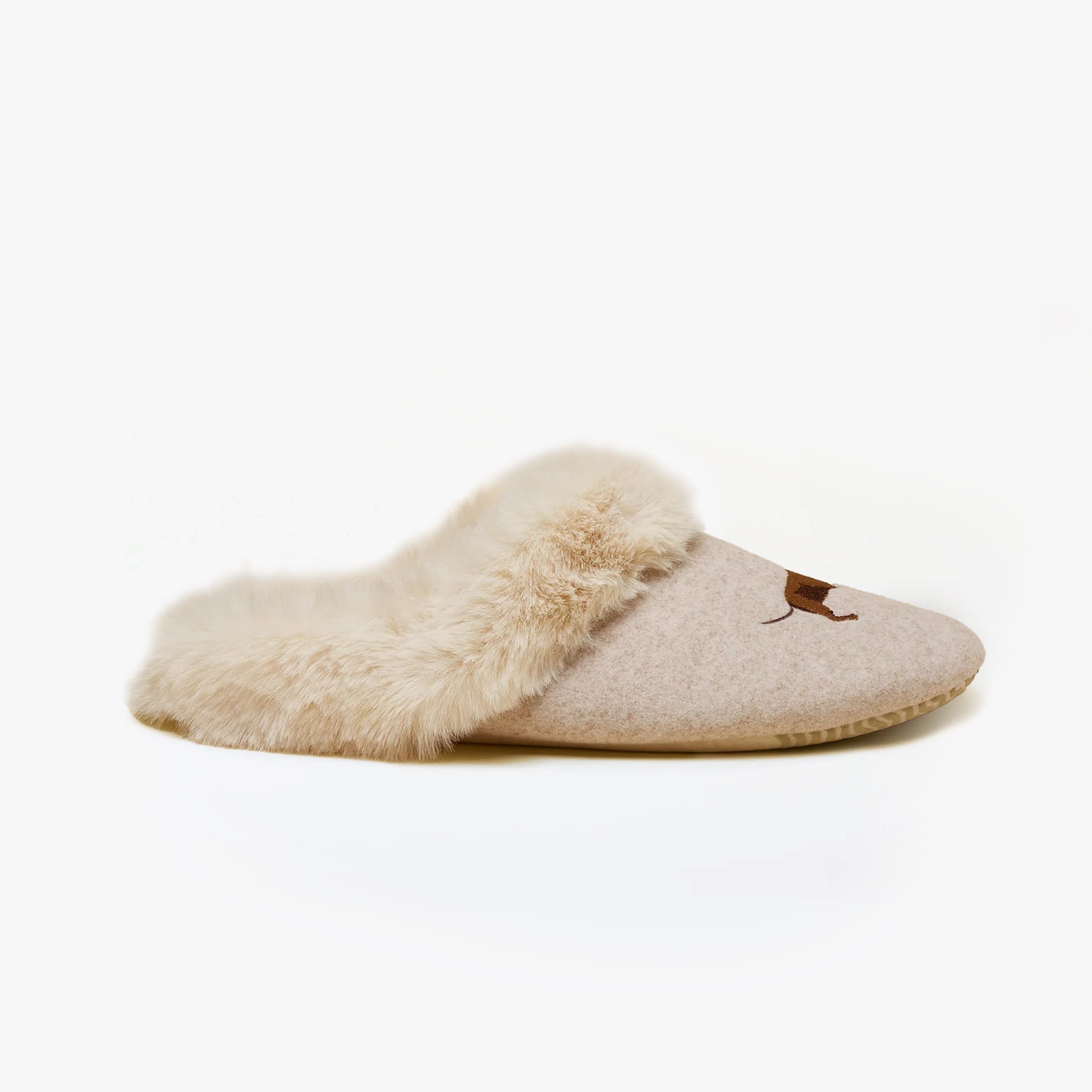 Joules SLIPPET Womens Mule Slippers Oatmeal