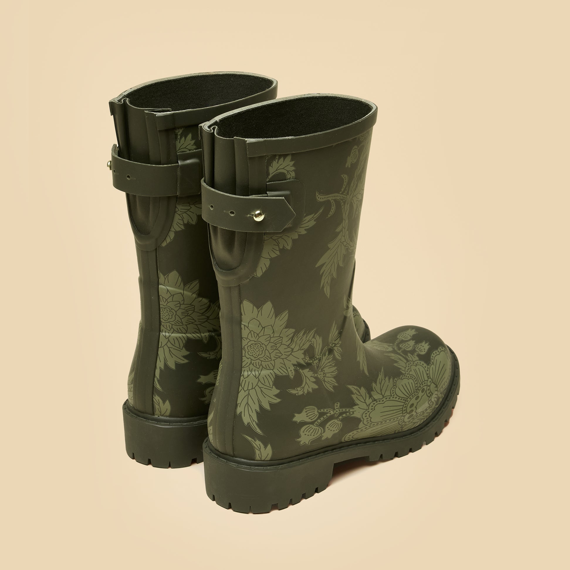 Joules WISTOW Womens Wellington Boots Khaki Green