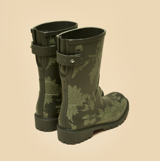 Joules WISTOW Womens Wellington Boots Khaki Green