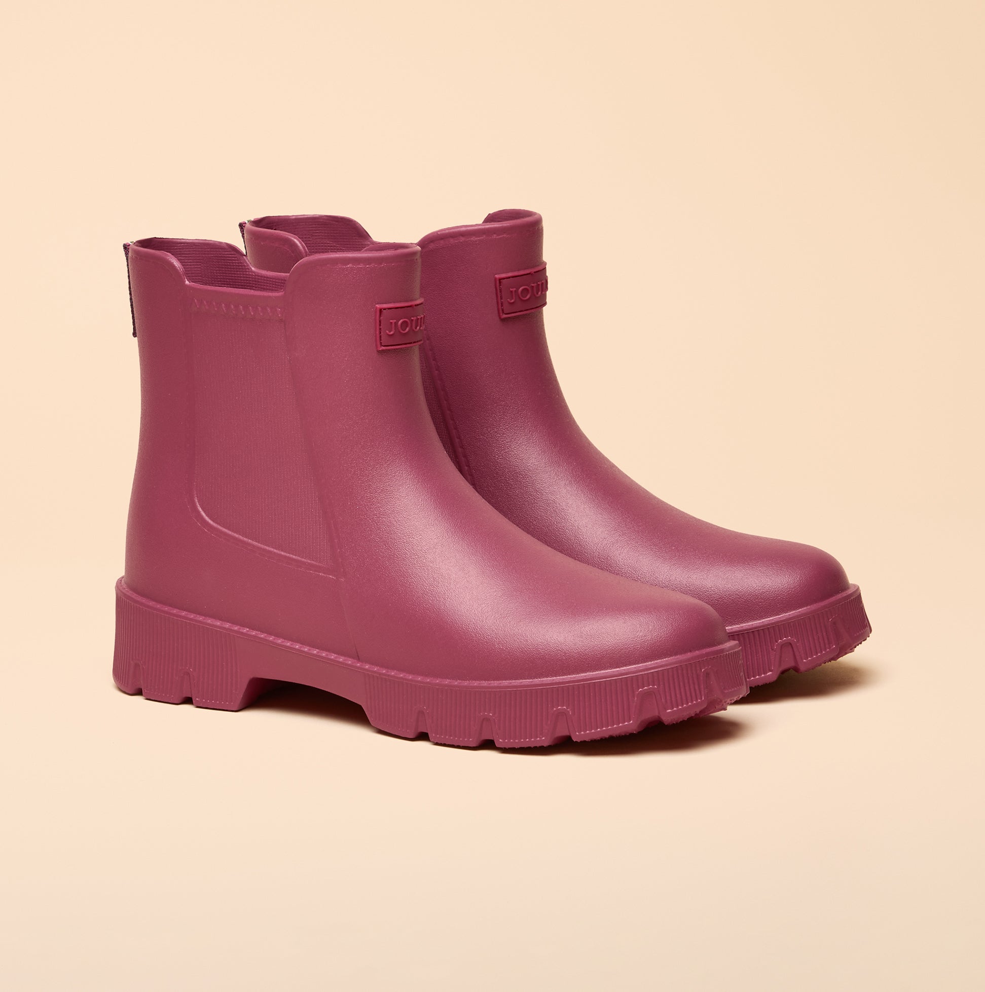 Joules RAINDANCE Lightweight Wellies Berry Red