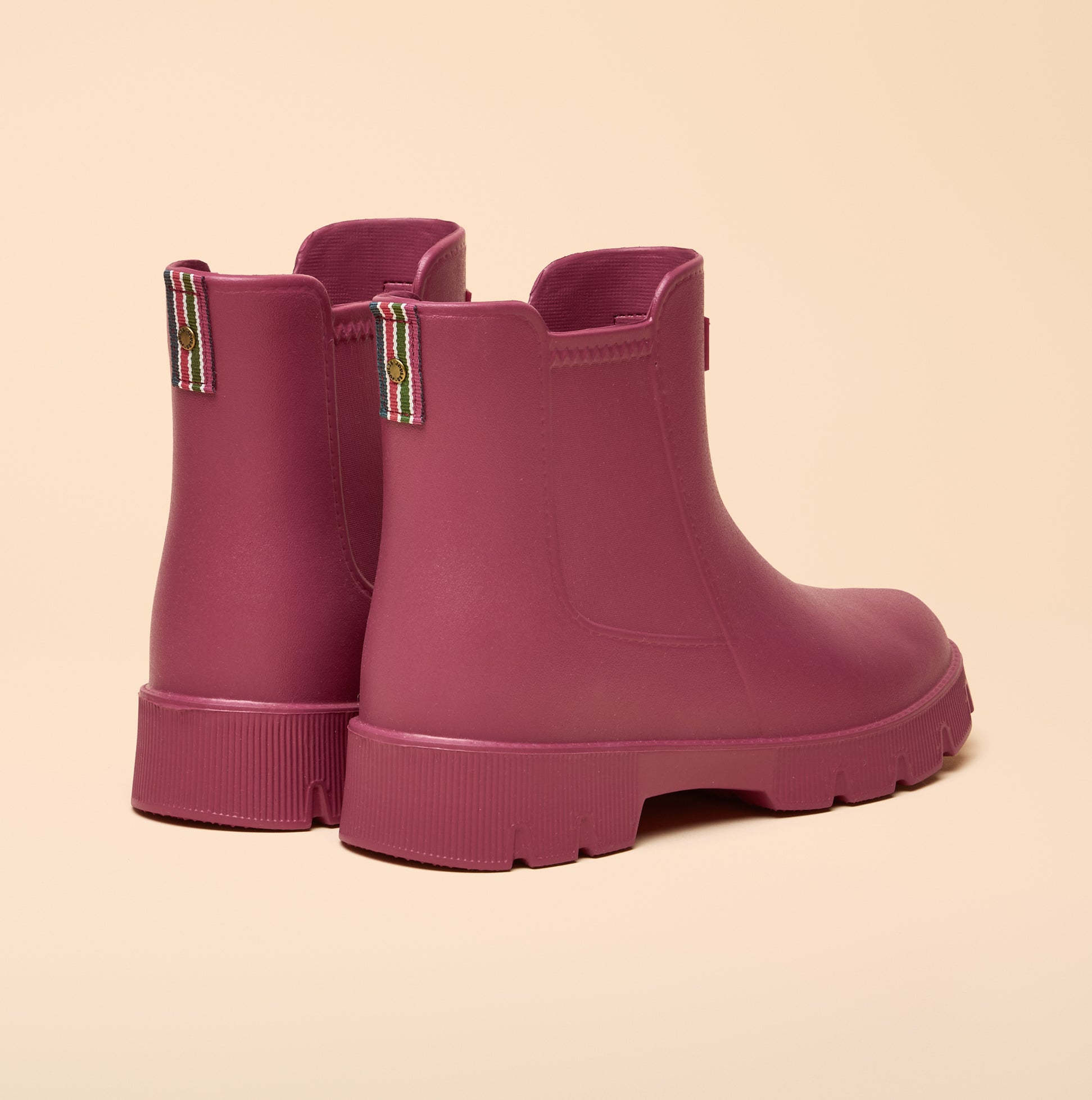 Joules RAINDANCE Lightweight Wellies Berry Red