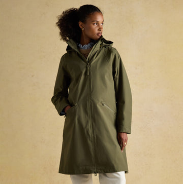 Joules RAINAWAY Womens Waterproof Raincoat Green
