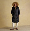 Joules PEMBURY Womens Long Coat Black